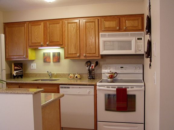 New appliances and granite surfaces