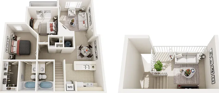 F - Modern Floorplan Diagram