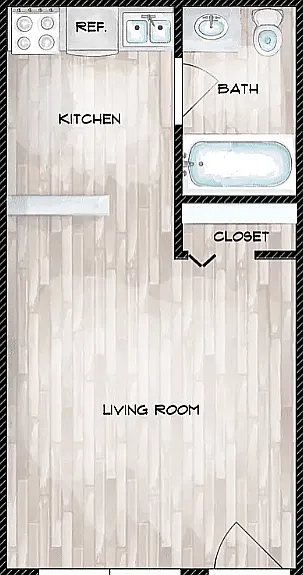 Studio Floorplan Studio Floorplan