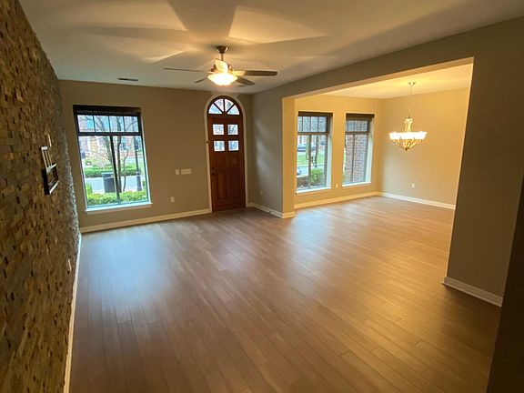 Living room and dining area