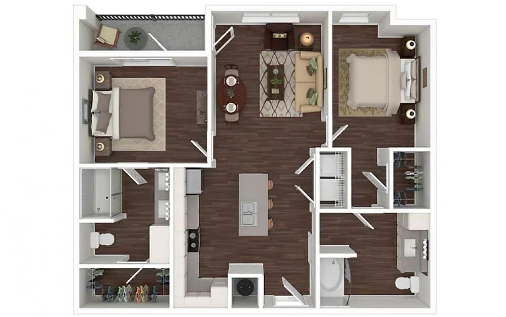 Floor plan Delta North