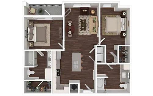 Floor plan Delta North