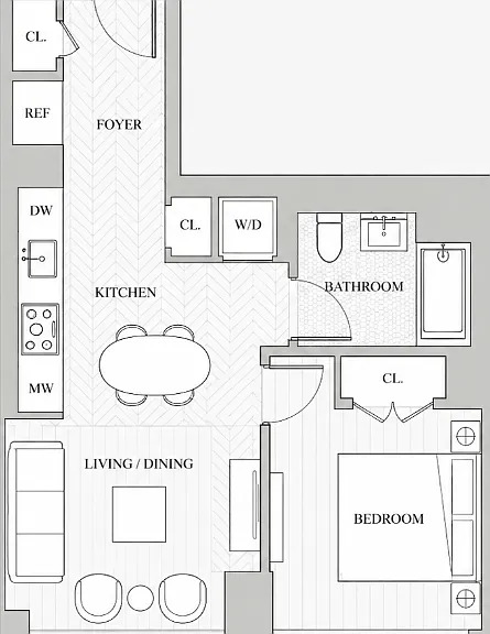 115 York St #15J — Photo 2