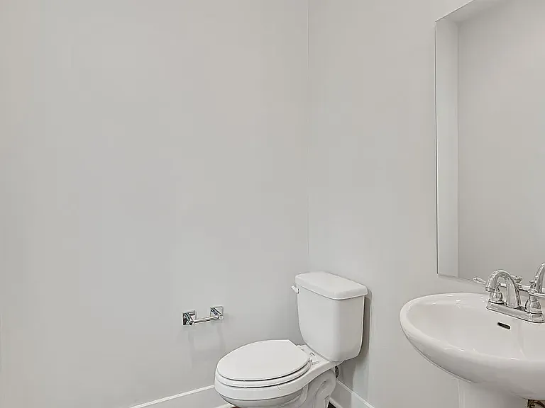 Downstairs half bath.