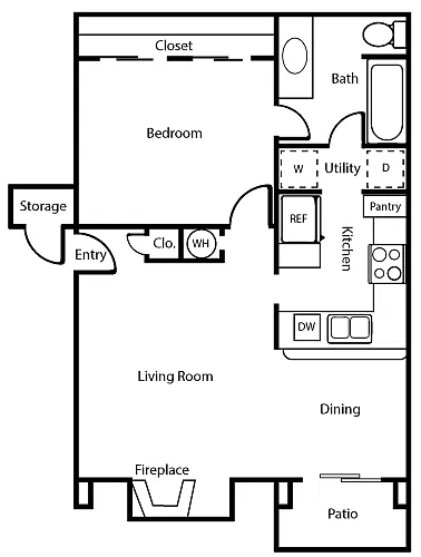 Floor plan SPA - Bonita