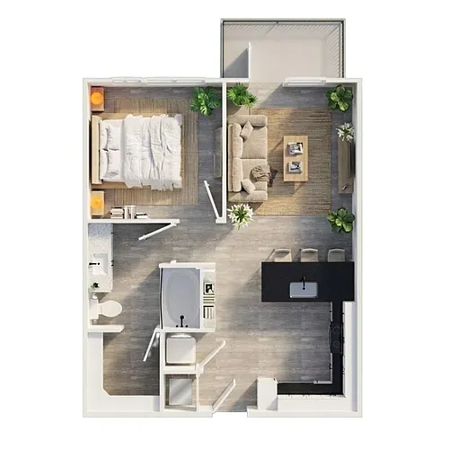 Floor plan A2a