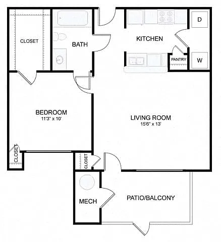 Floor plan 1A Renovation 4