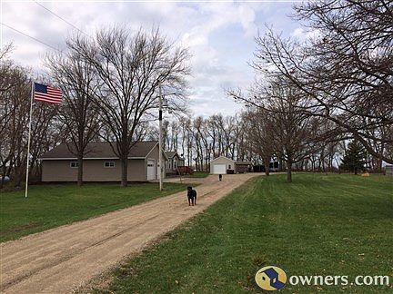 Up driveway looking west