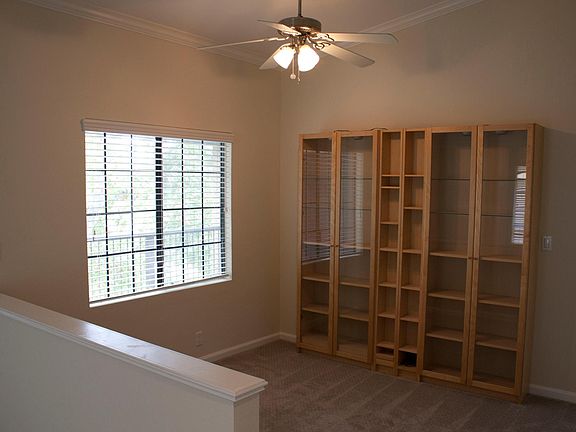 Dining room with built in bookshelf/display cabinet