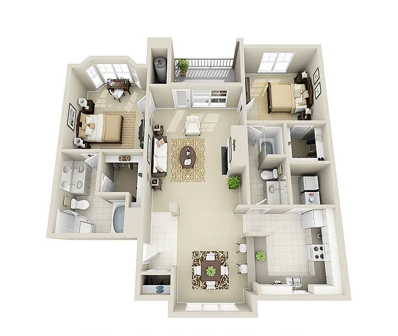 Floor plan The Sikes