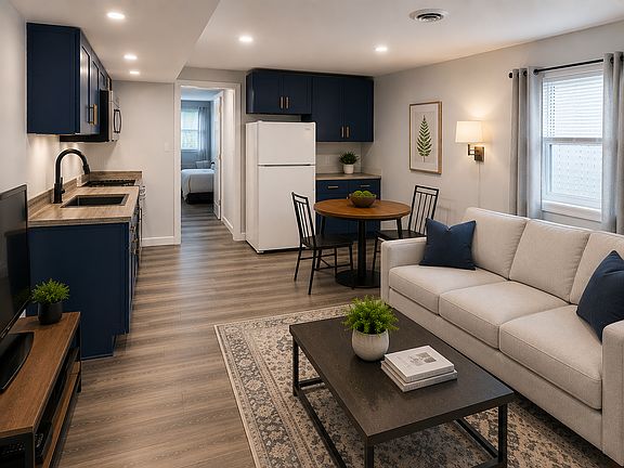 Living Room Open To Kitchen