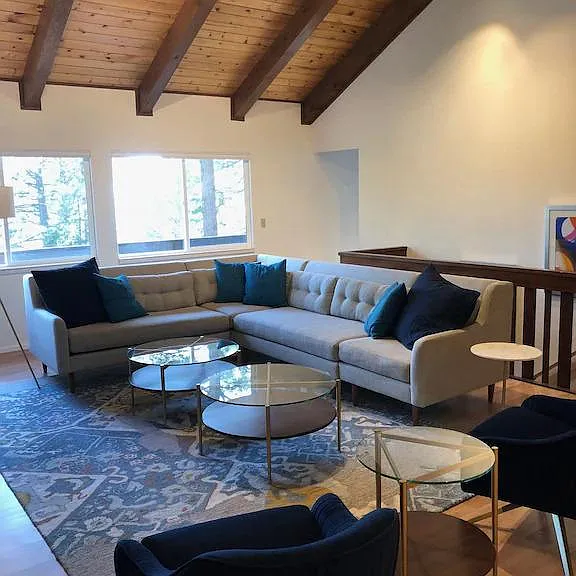 Mid century modern design. Furniture from west elm.