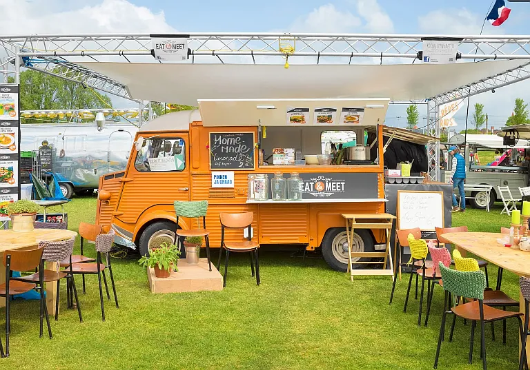 Food Truck Park in Community