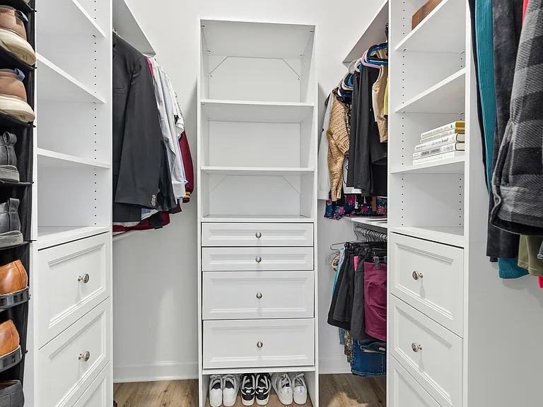 Primary Walk-In Closet with Storage