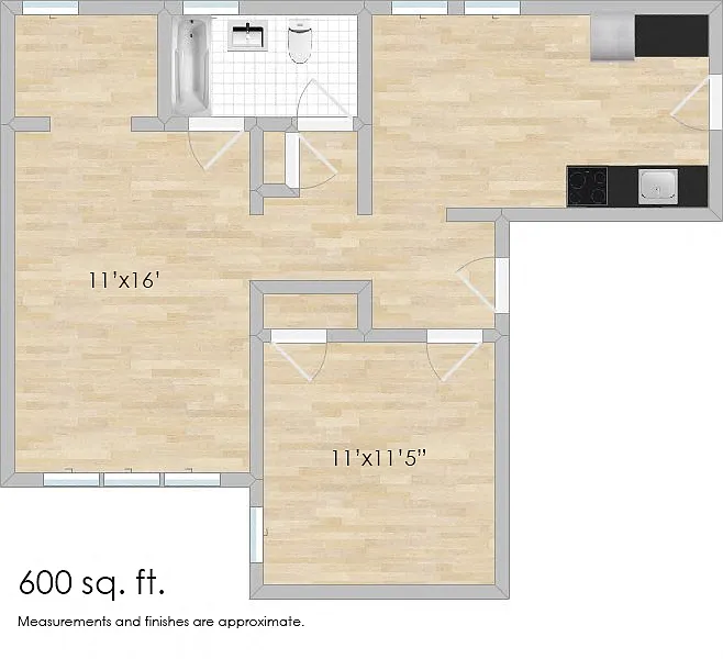 Floor plan 340 S. Austin K