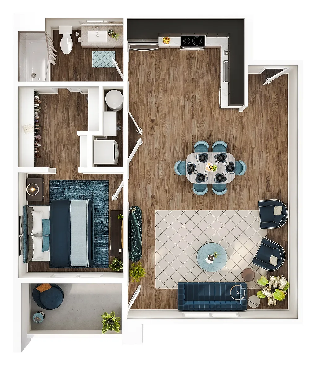 Floor plan SUMMIT 115% AMI