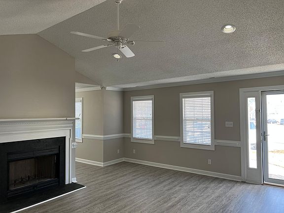 Living Room with New LVP Flooring
