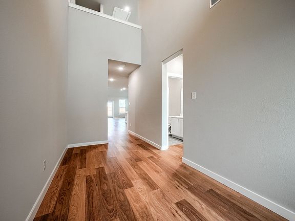Tall ceilings in the foyer