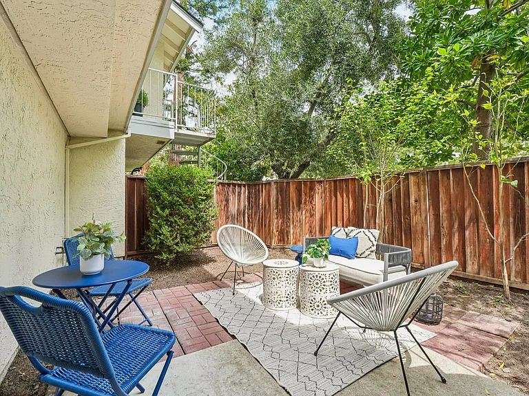 Private backyard