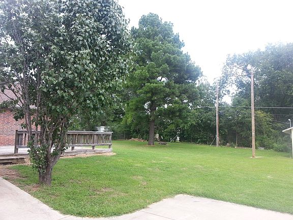 Backyard, before fence