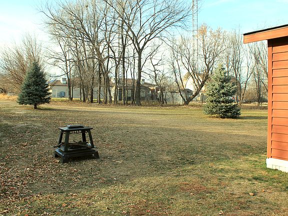 Looking into the back yard