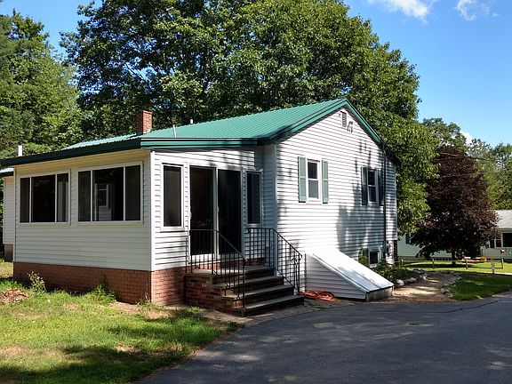 Left side of house
