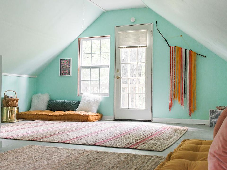 Loft with attached balcony