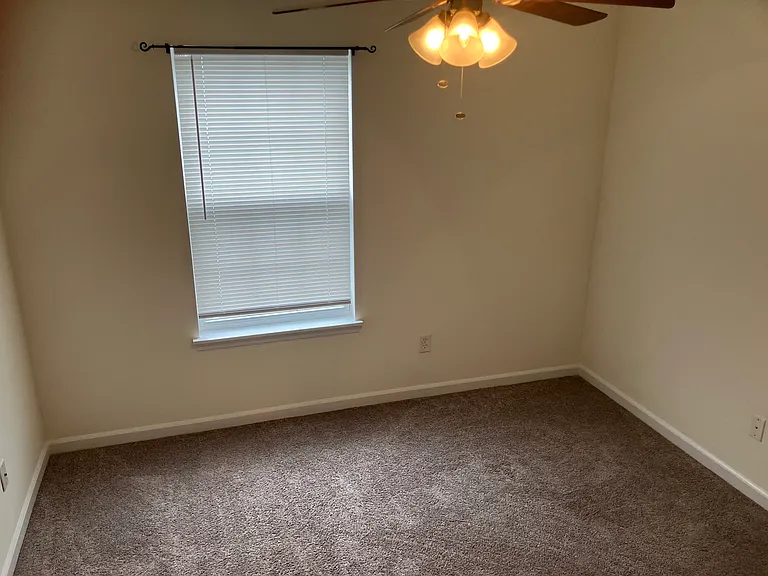 2nd bedroom is located on the other side of the unit from the master bedroom.