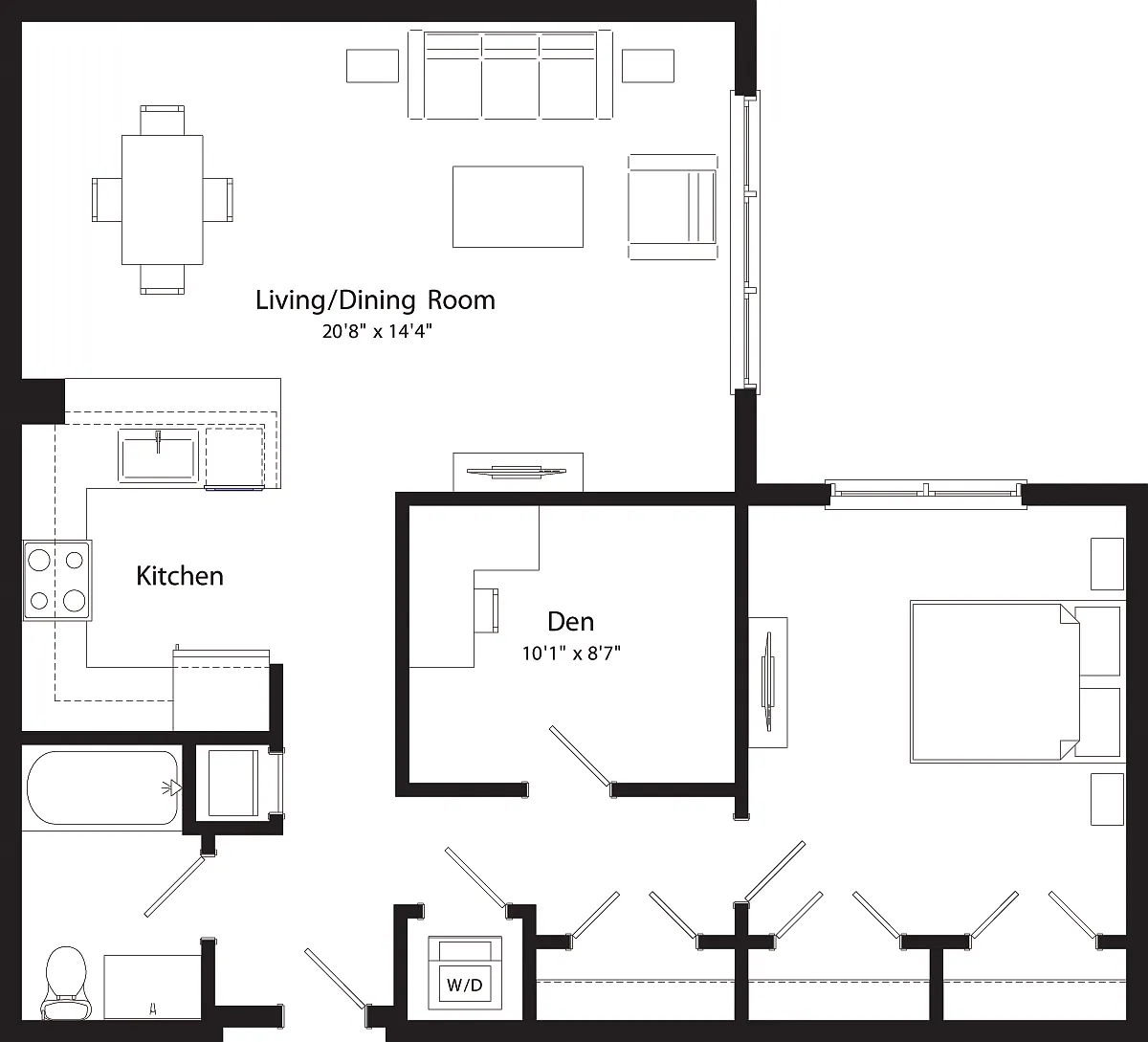 Floor plan A9D