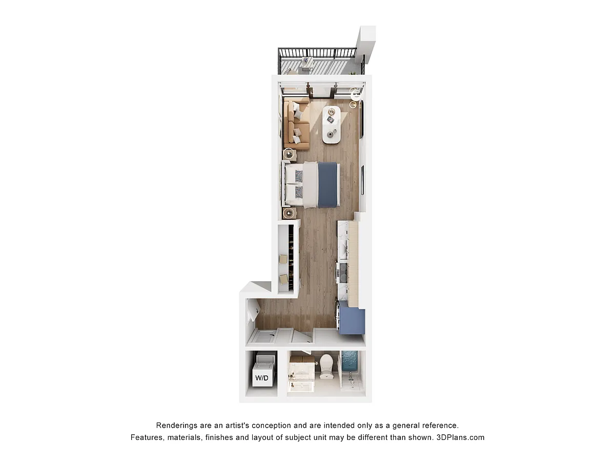 Floor plan K - Studio