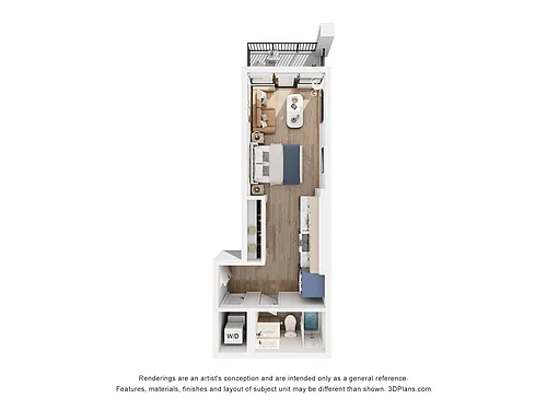 Floor plan K - Studio