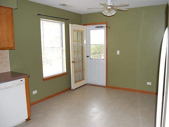 Back door in kitchen-leads to the balcony