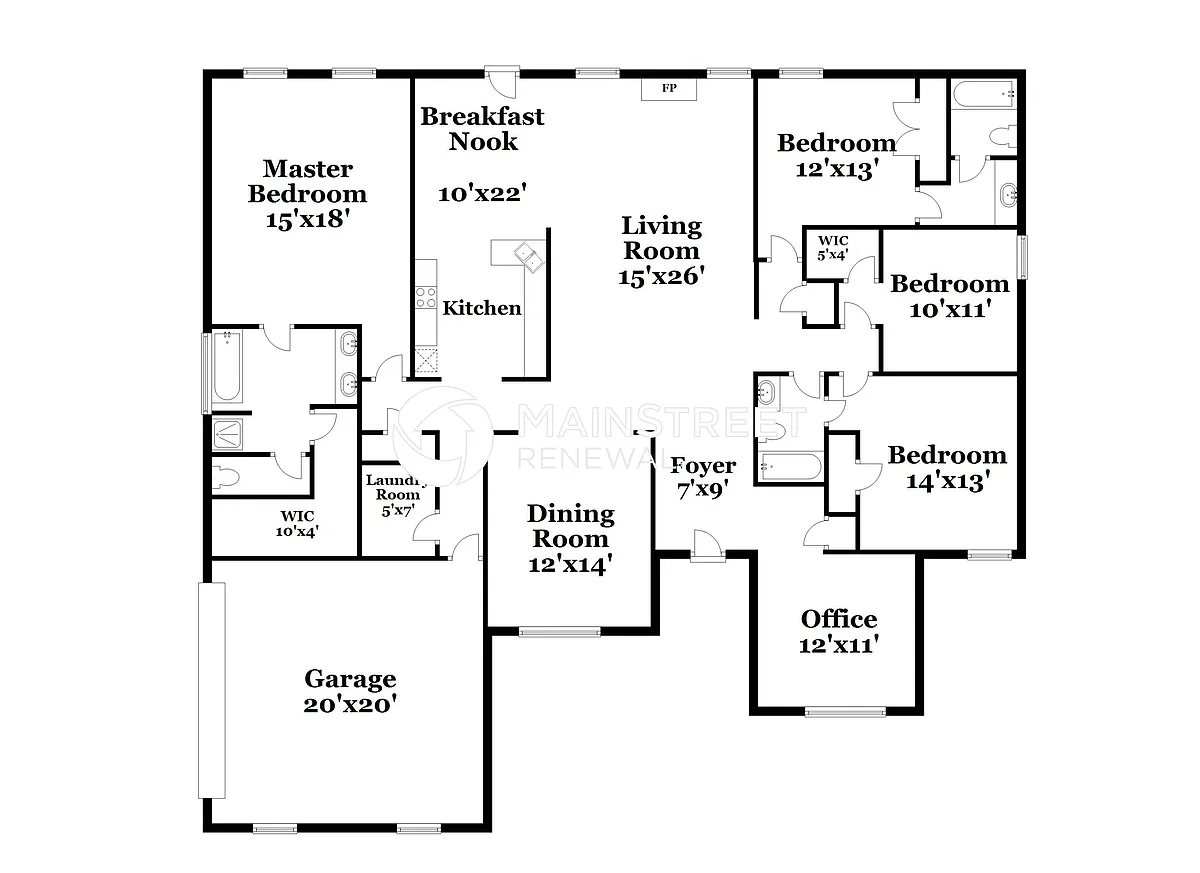 Floor Plan - 485 Trousseau Ln