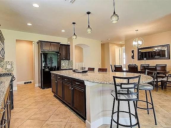 Kitchen and dining area