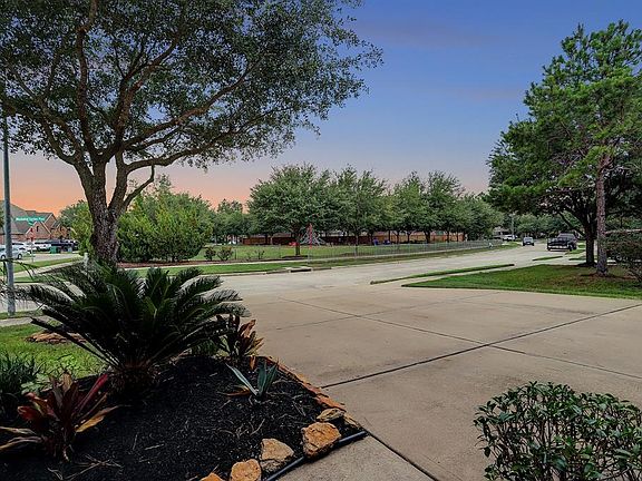 Home is right across from the park.