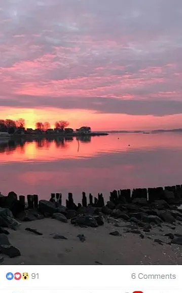 Beach at end of street