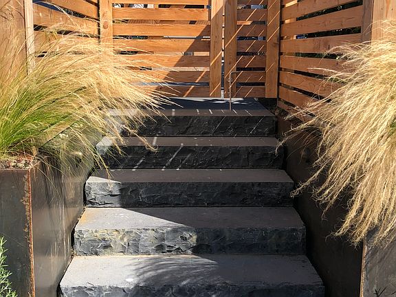 Gated front entrance