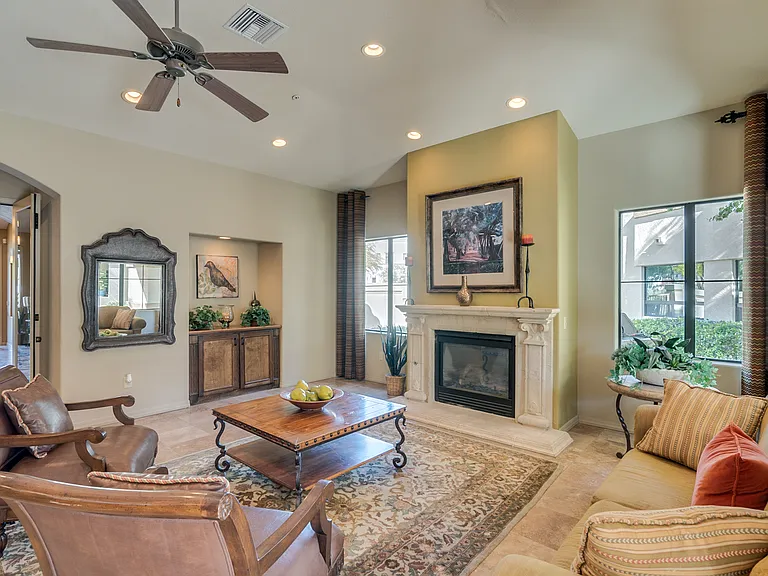 The spacious community clubhouse is available for private event rentals.