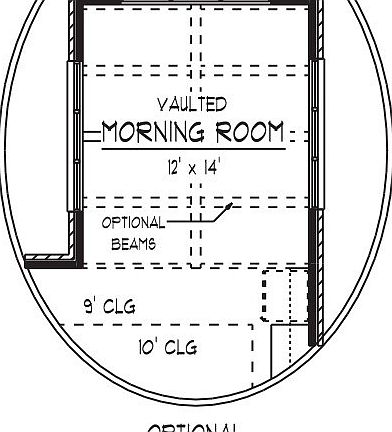 Powell Floorplan Vaulted Morning Room