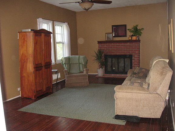 living room, fireplace