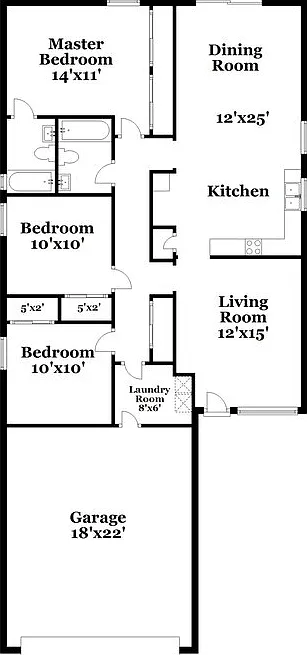 3 bed, 2.0 bath, 1238 sqft, $1,760 — Photo 2