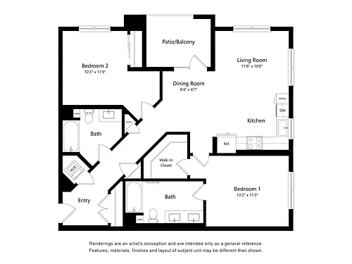 Floor plan B2