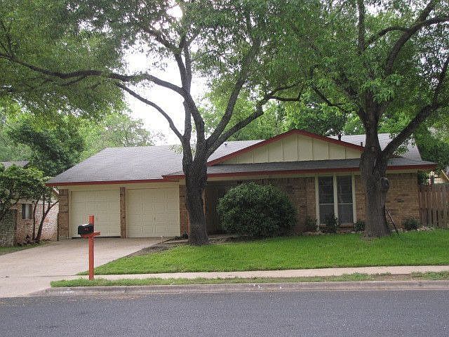 Great curb appeal with trees