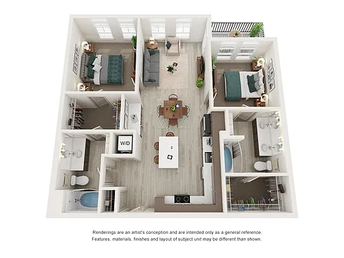 Floor plan 2X2 B1