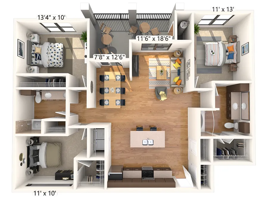 Floor plan C1