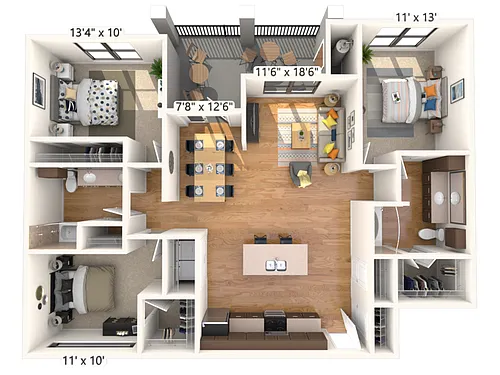 Floor plan C1