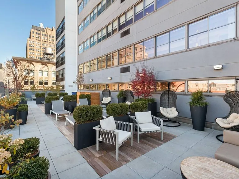 City terrace seating