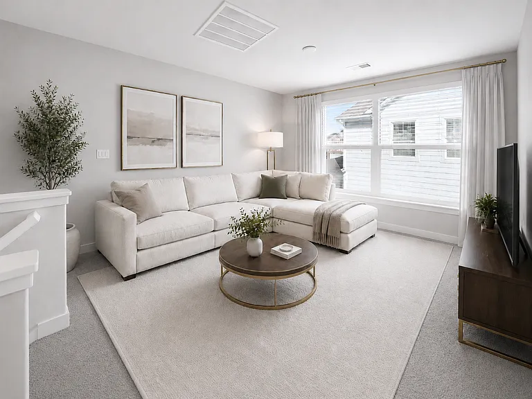 Staged Upstairs Loft