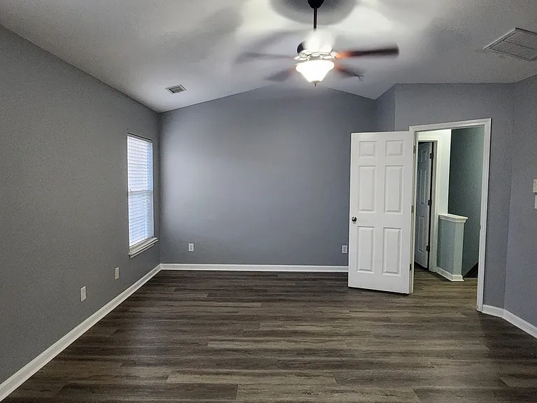 Large Master Bedroom with Cathedral ceilings