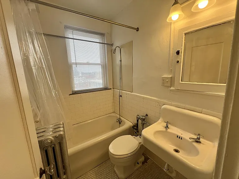 Take shower or soak in bathtub.